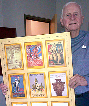 Jerry Gonser donates Olympic poster